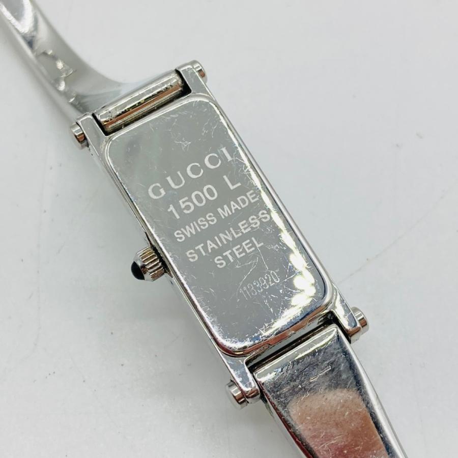 GUCCI（グッチ） ◎◎ 1500L レディース 腕時計 クォーツ ブラック文字