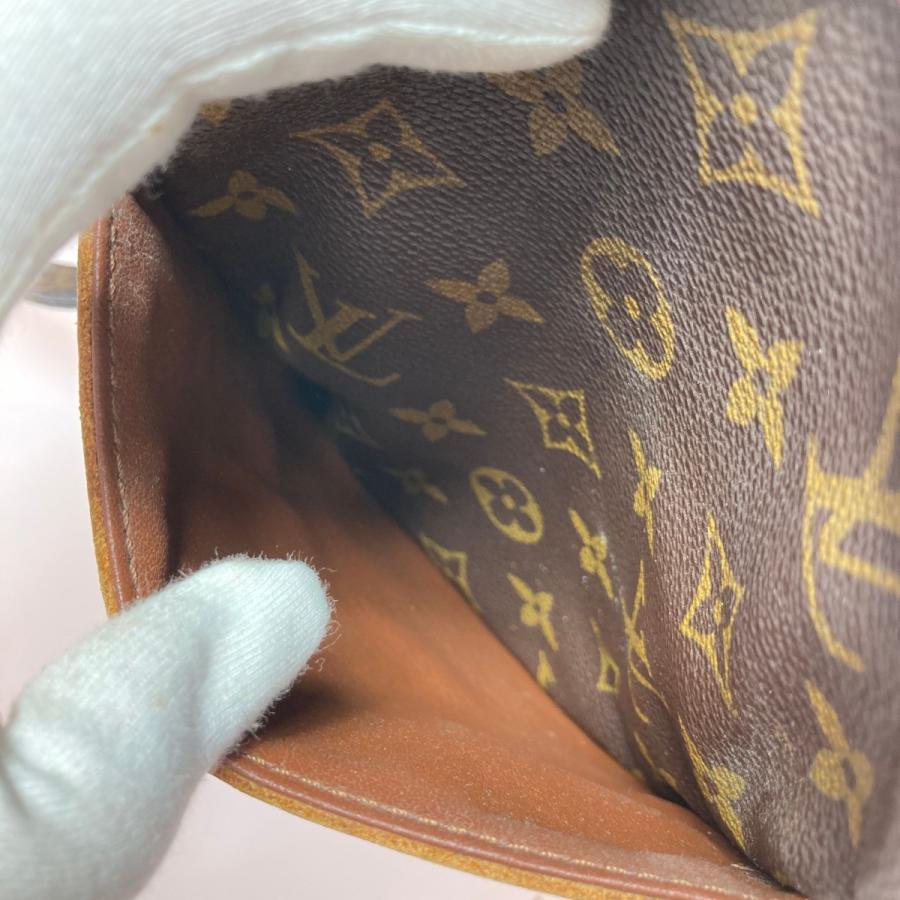 ◎◎LOUIS VUITTON ルイヴィトン モノグラム ダヌーブ ショルダーバッグ M45266 ブラウン 現状渡し ショルダー根本部分切れ・刻印有 LOUIS VUITTON（ルイ・ヴィトン） ◎◎ モノグラム ダヌーブ