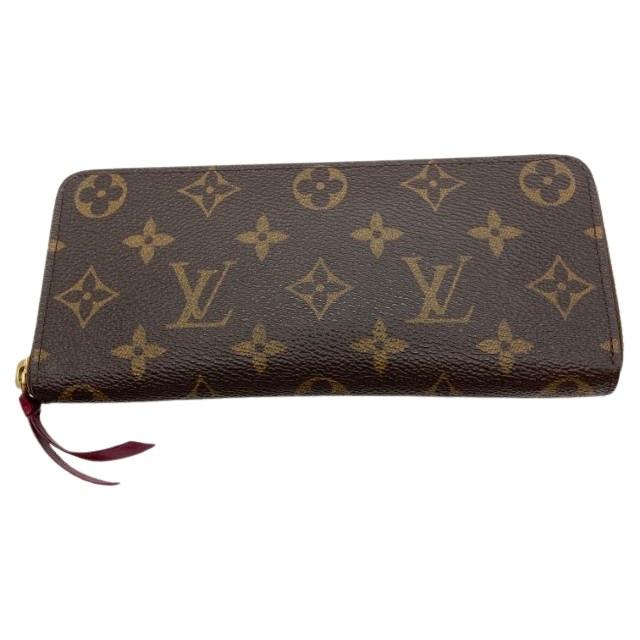 美品！ルイヴィトン モノグラム ポルトフォイユ クレマンス フューシャ 長財布 LOUIS VUITTON（ルイ・ヴィトン） モノグラム ポルトフォイユ