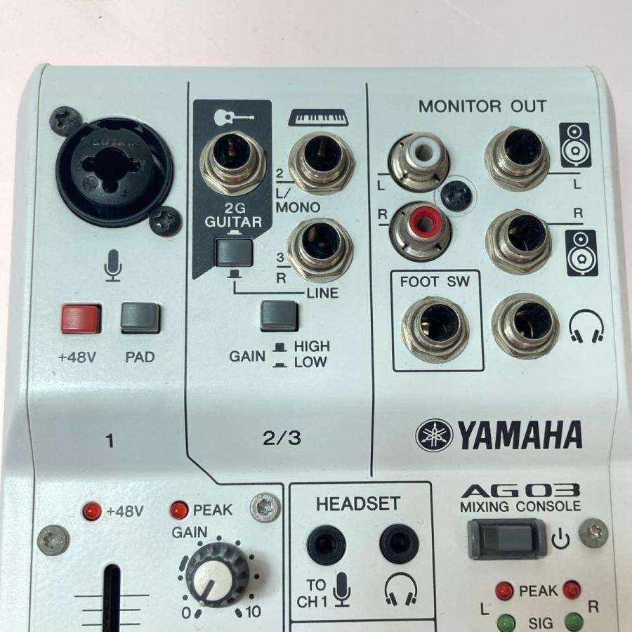 【箱無し/本体のみ】 YAMAHA AG03 YAMAHA ヤマハ AG03 ウェブキャスティングミキサー 本体のみ 通電のみ