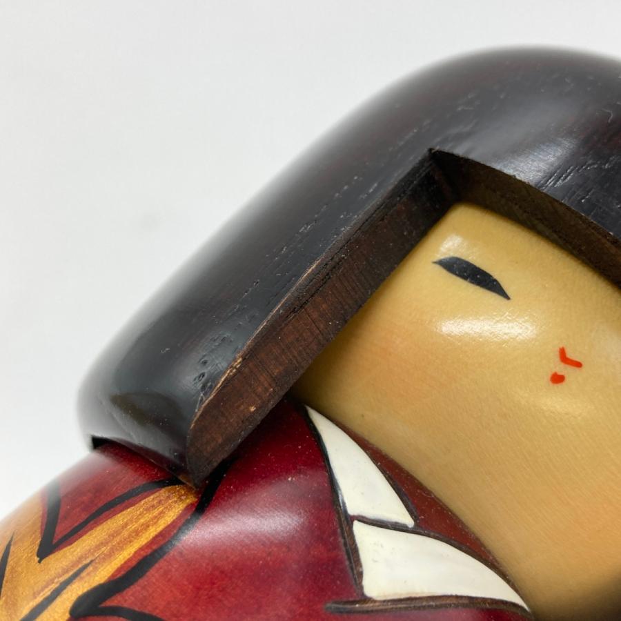 ◎◎ 創作こけし もみじ おかっぱこけし 卯三郎 やや傷や汚れあり