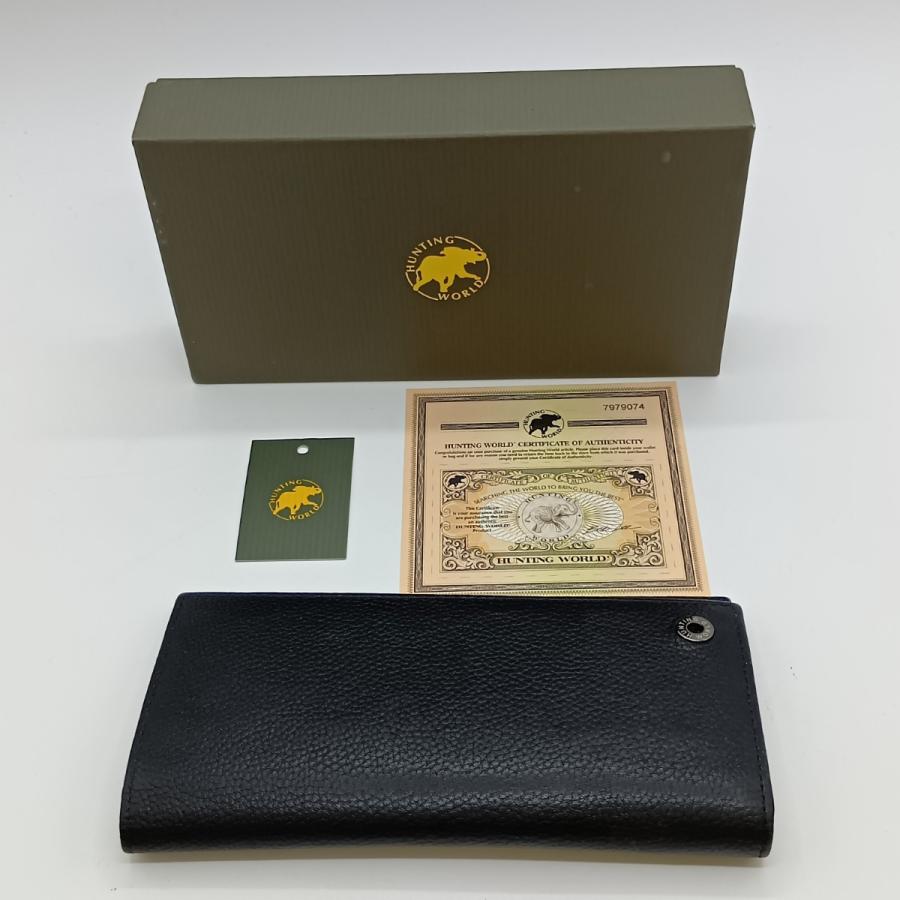新品　未使用　ハンティングワールド　HUNTING WORLD長財布　箱付 Hunting World ハンティングワールド HUNTING WORLD 財布 メンズ