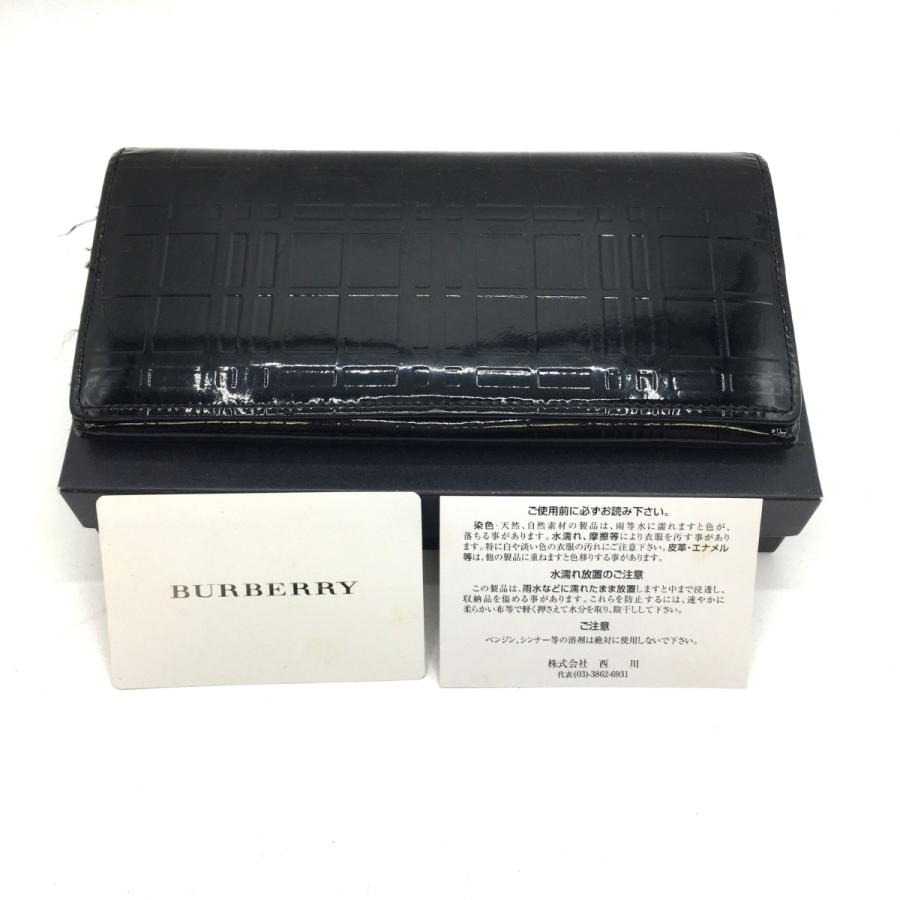 BURBERRY（バーバリー） ◎◎ 長財布 チェック柄 小銭入れあり 