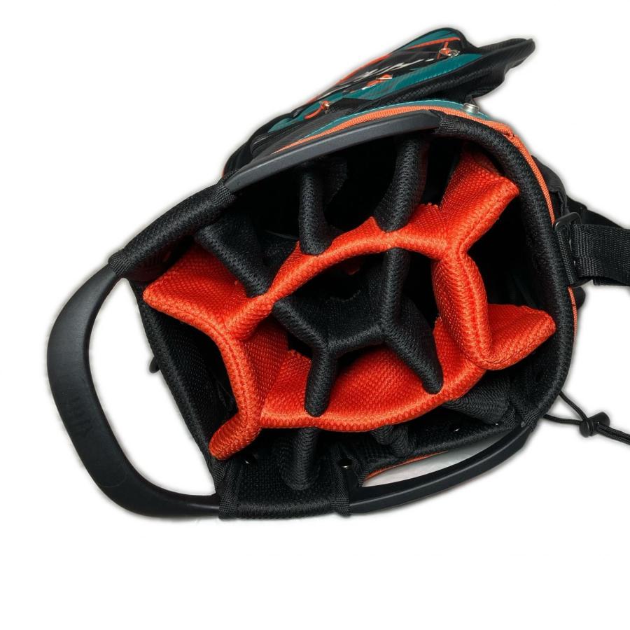PYKES PEAK PP-2.0 キャディバッグ 9.5型 14分割 2.4kg グリーン x