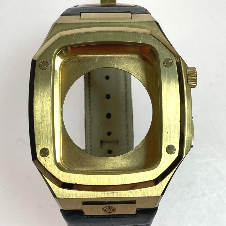 ゴールデンコンセプト CL-44 レザーベルト　値下げ交渉可能 ◎◎ GOLDEN CONCEPT CL-44 アップルウォッチケース 44mm用