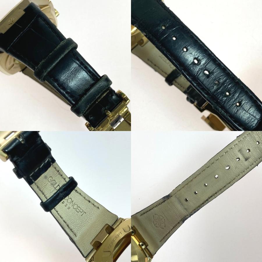 ゴールデンコンセプト CL-44 レザーベルト　値下げ交渉可能 ◎◎ GOLDEN CONCEPT CL-44 アップルウォッチケース 44mm用