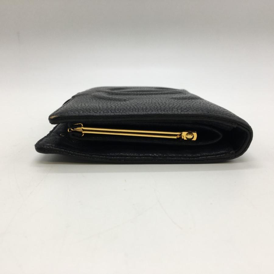 CHANEL（シャネル） ◎◎ キャビアスキン デカココ がま口 財布