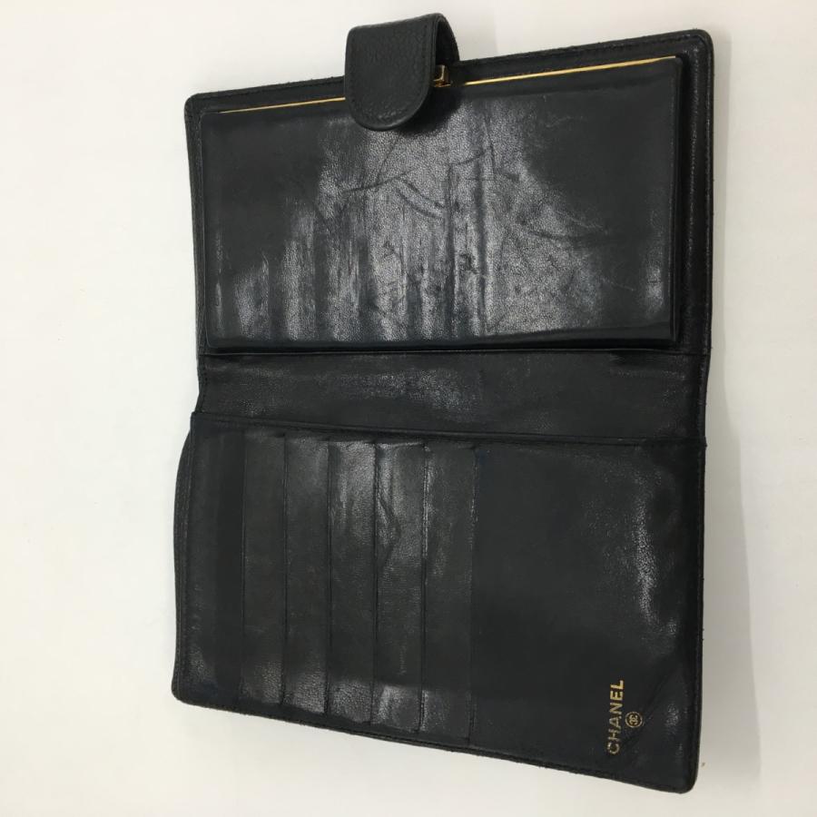 CHANEL（シャネル） ◎◎ キャビアスキン デカココ がま口 財布