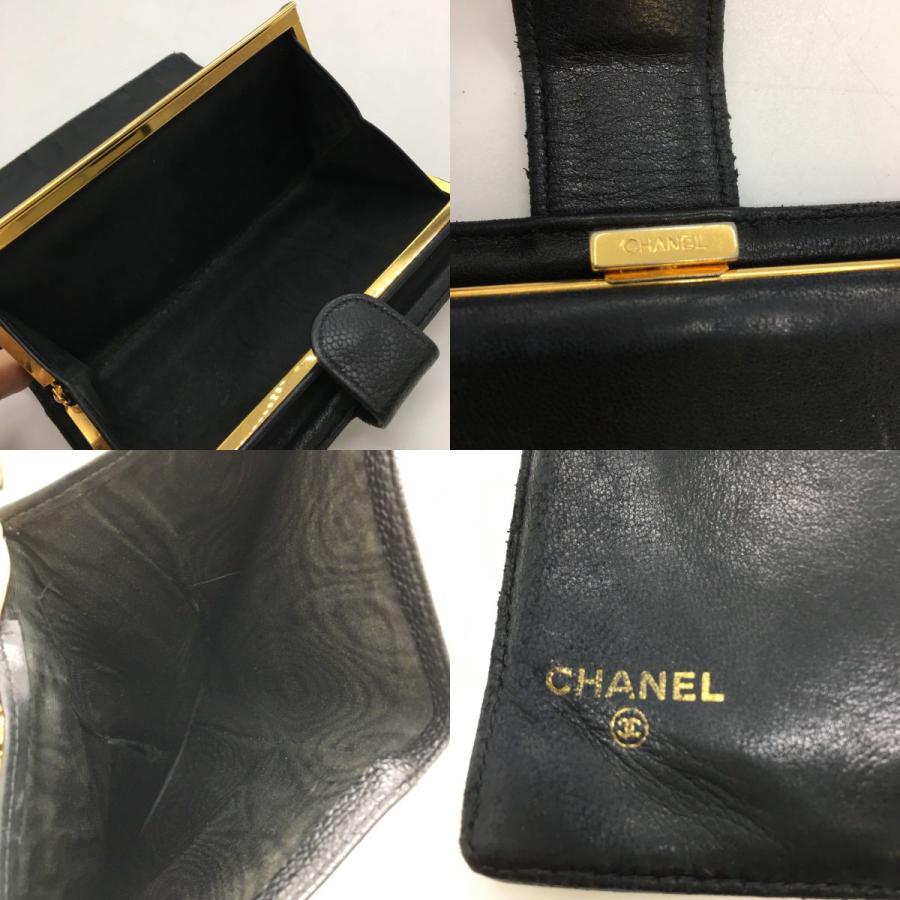 CHANEL（シャネル） ◎◎ キャビアスキン デカココ がま口 財布
