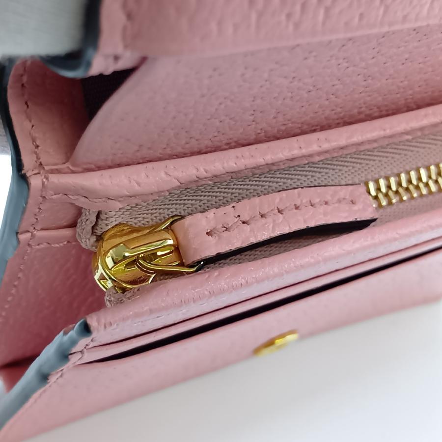 GUCCI（グッチ） ◎◎ GGマーモント 2つ折り財布 ストリベリー