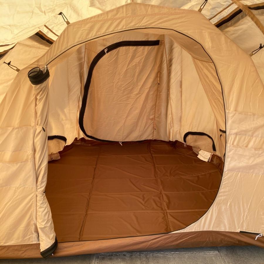 DOD カマボコテント3S（タン） T3-688-TN 、マットシートセット DOD カマボコテント3S タン 別売マットシートセット付 2~3人用テント