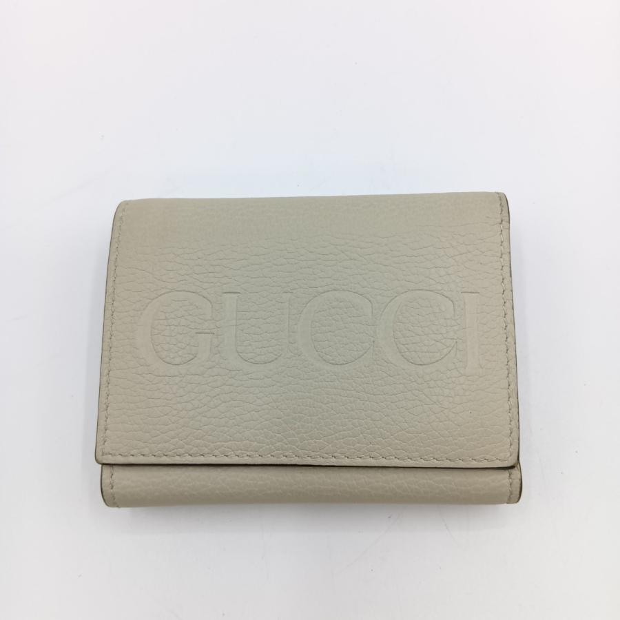 GUCCI（グッチ） エンボスロゴ ミニウォレット 3つ折り財布 731694 