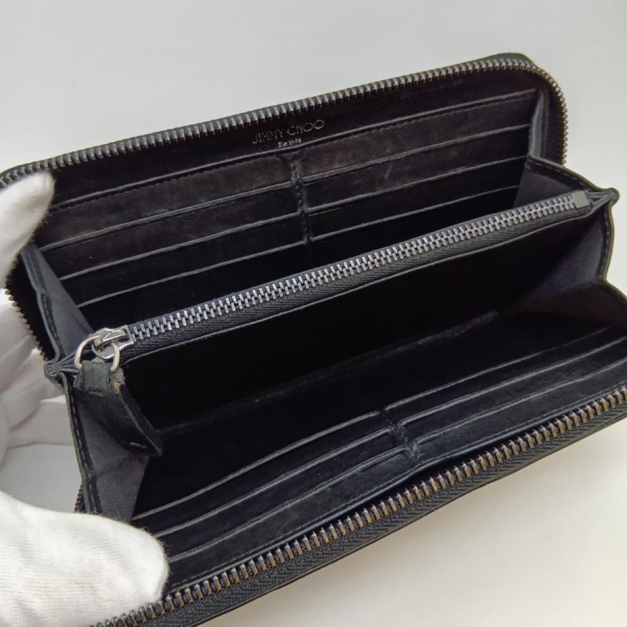 ◎◎ JIMMY CHOO ジミーチュウ ラウンドファスナー 長財布 スター