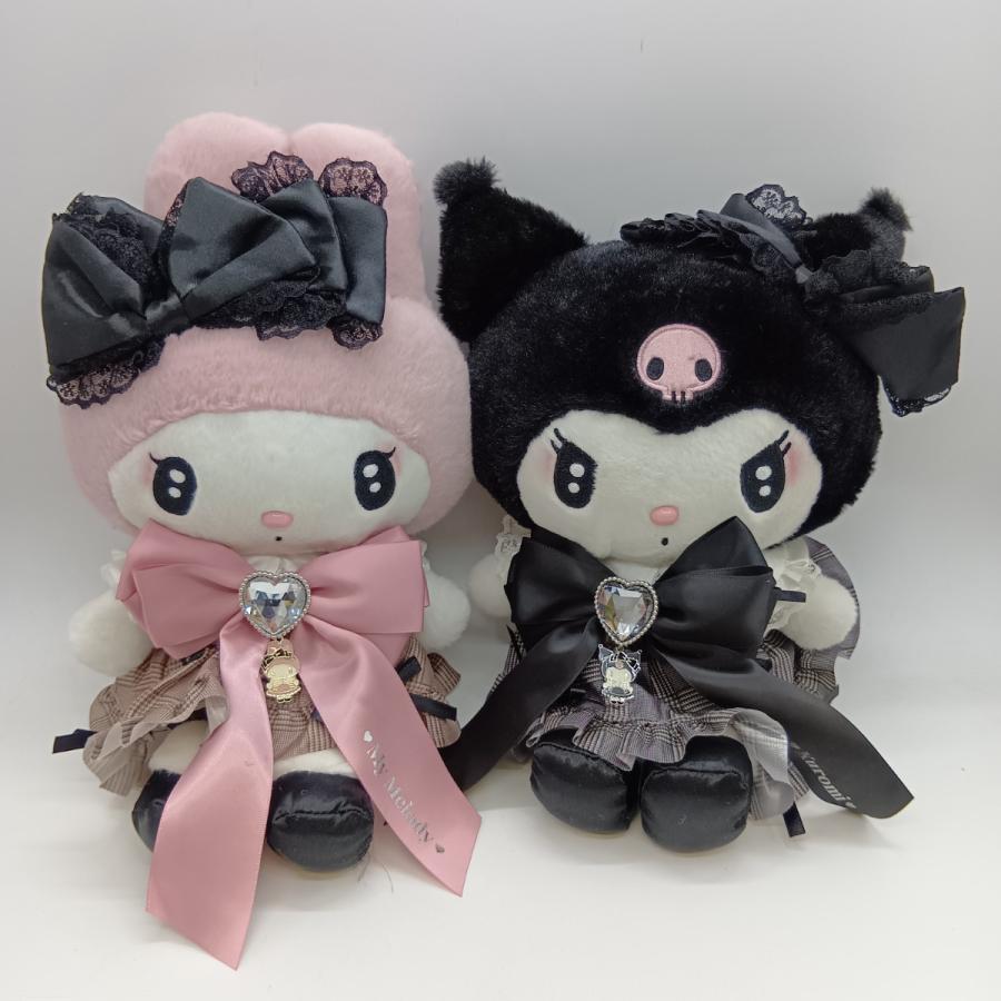 レア!! サンリオ 秘密のメロクロ マイメロ クロミちゃん ぬいぐるみ sanrio（サンリオ） ◎◎ 秘密のメロクロ マイメロディ クロミ セット