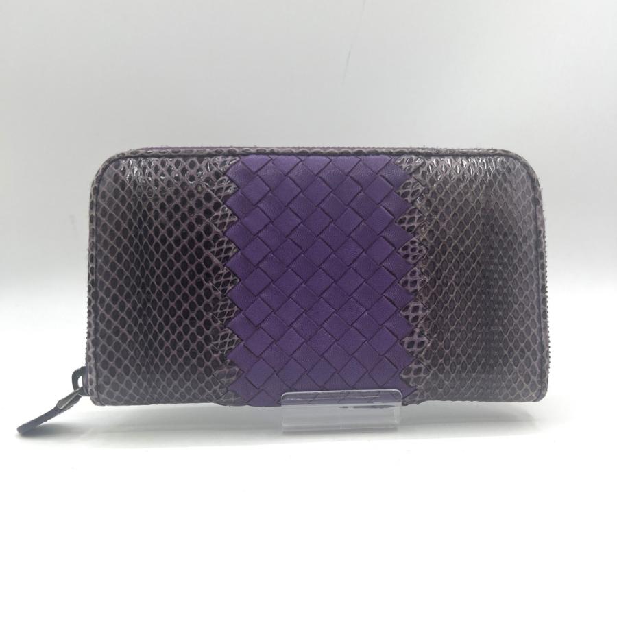 BOTTEGA VENETA パイソン イントレチャート ‼️ BOTTEGA VENETA ボッテガヴェネタ イントレチャート パイソン 財布