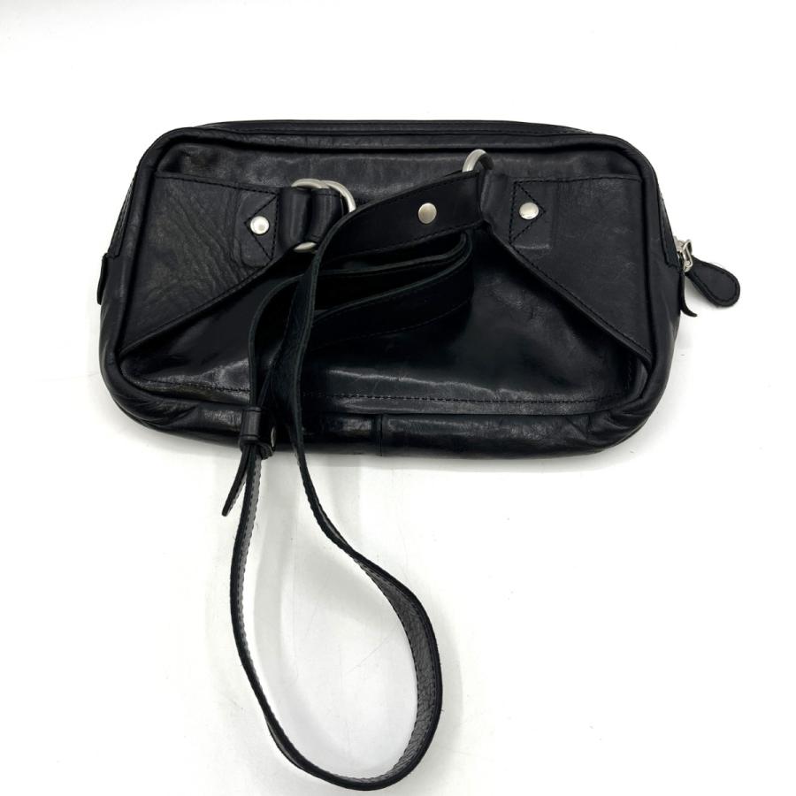 ◎◎ GANZO ボディーバッグ サケット4 ホースレザー ブラック 傷や汚れ