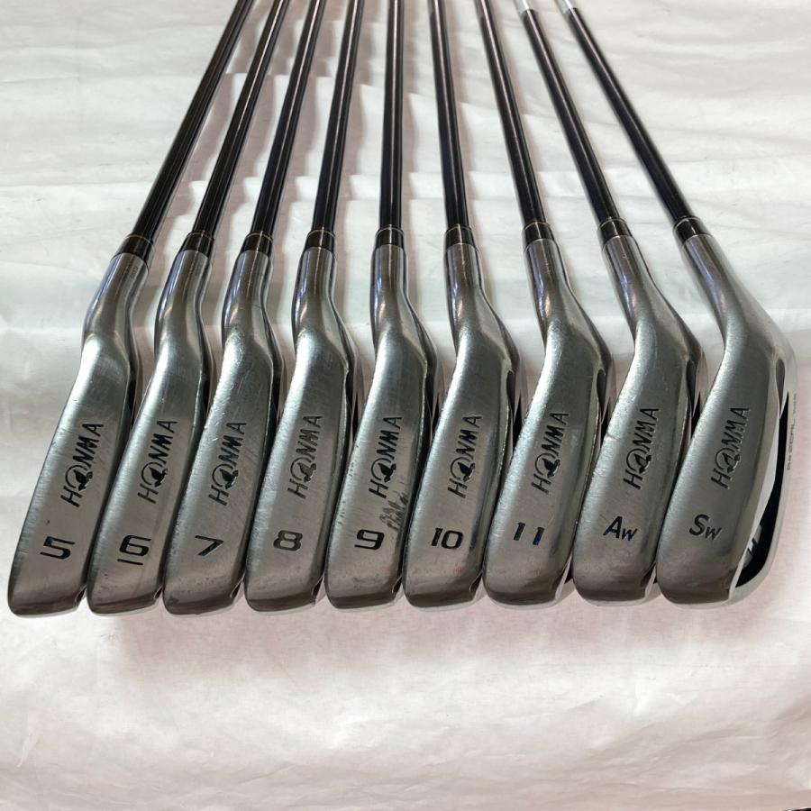 HONMA ホンマ Be ZEAL 525 5-11.AW.SW 9本 アイアンセット ARMRQ8 2S 48 R シャフトキズ多 Be ZEAL 525 傷や汚れあり_2