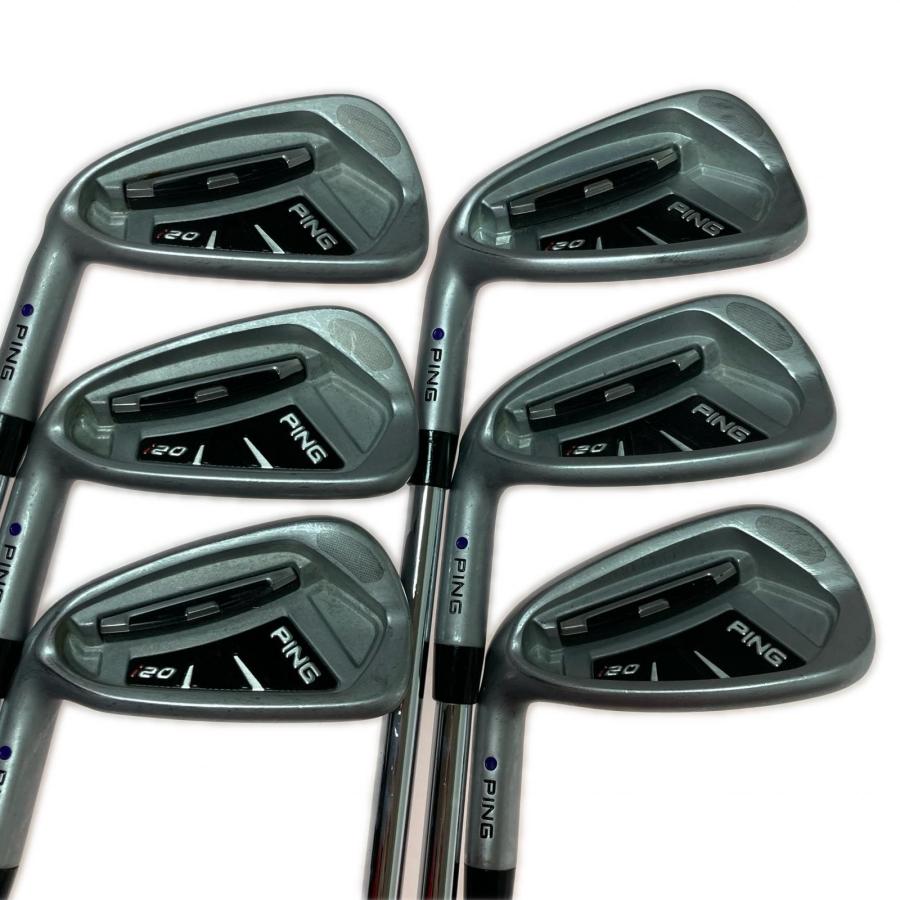 PING ピン i20 5-9.P 6本 アイアンセット レフティ 紫ドット N.S.PRO