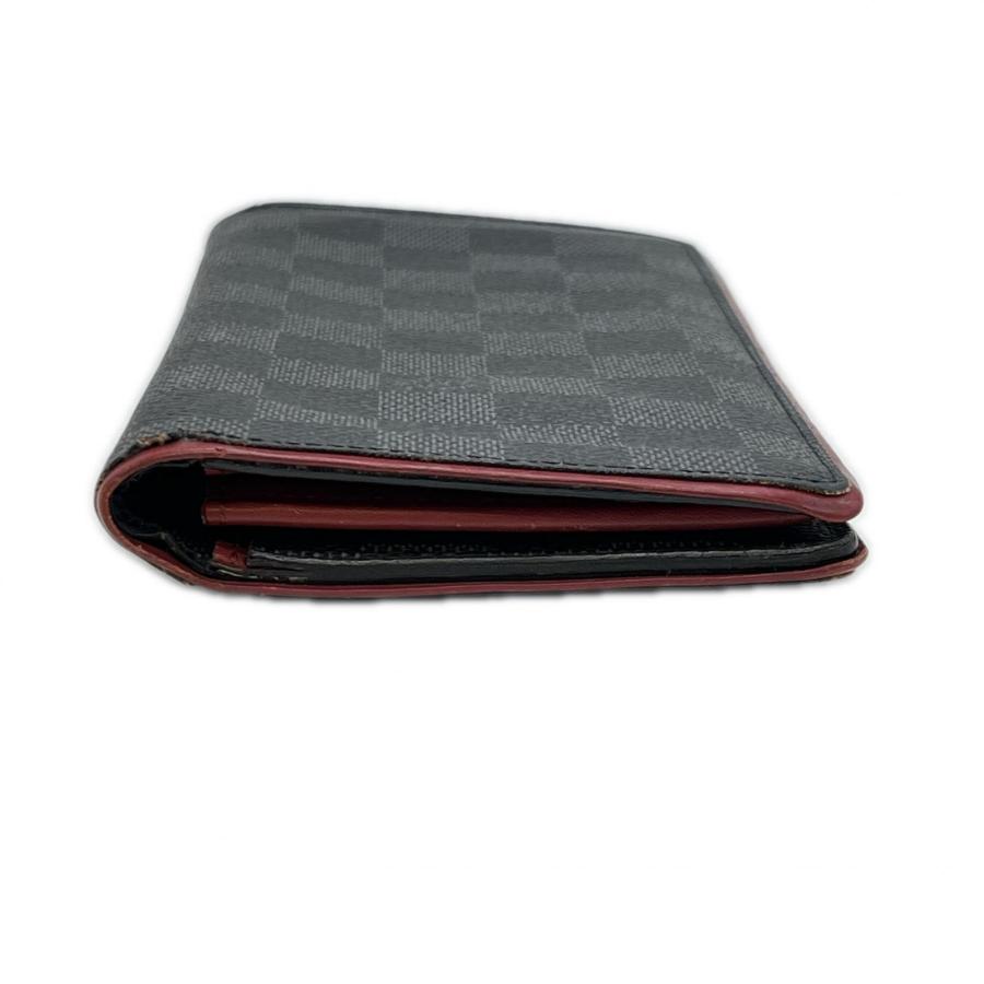 ルイヴィトン ダミエ ポルトフォイユ ブラザ 2つ折長財布 長財布 ブラック 黒 LOUIS VUITTON（ルイ・ヴィトン） 2つ折り長財布 ダミエ