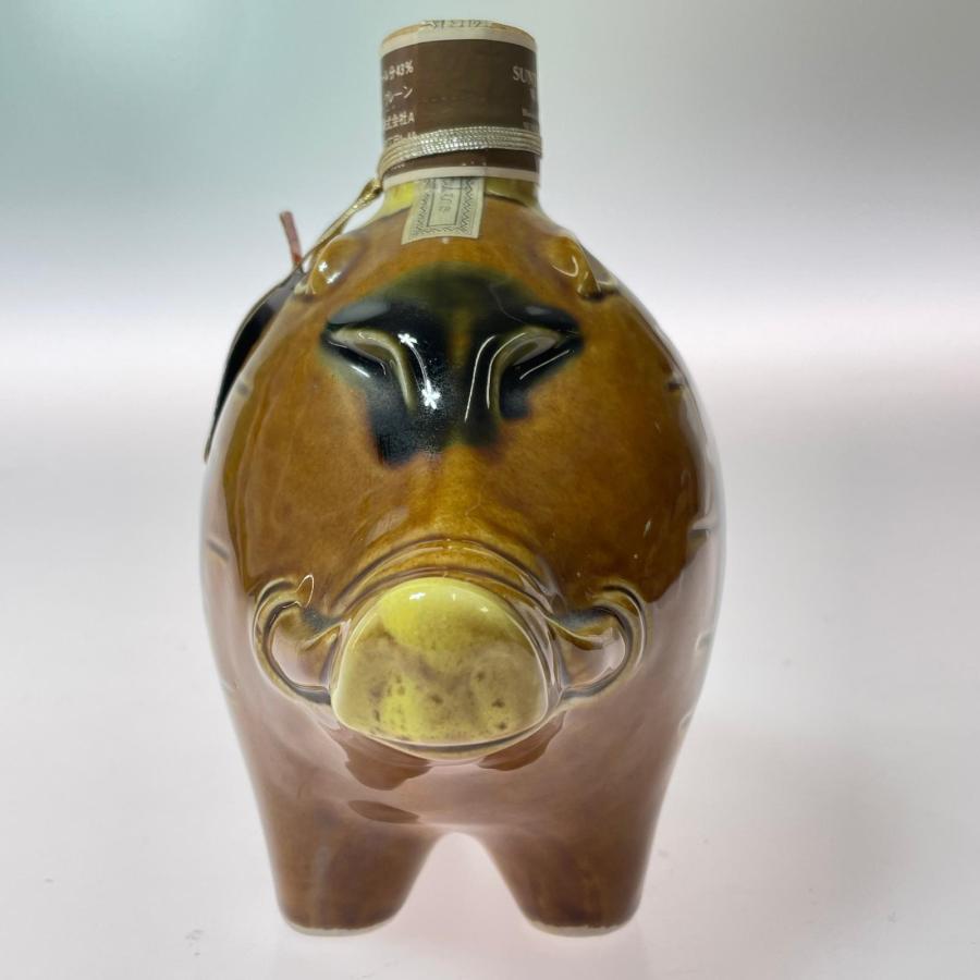北海道内限定発送】 OLD サントリーオールド 干支 イノシシ 陶器ボトル