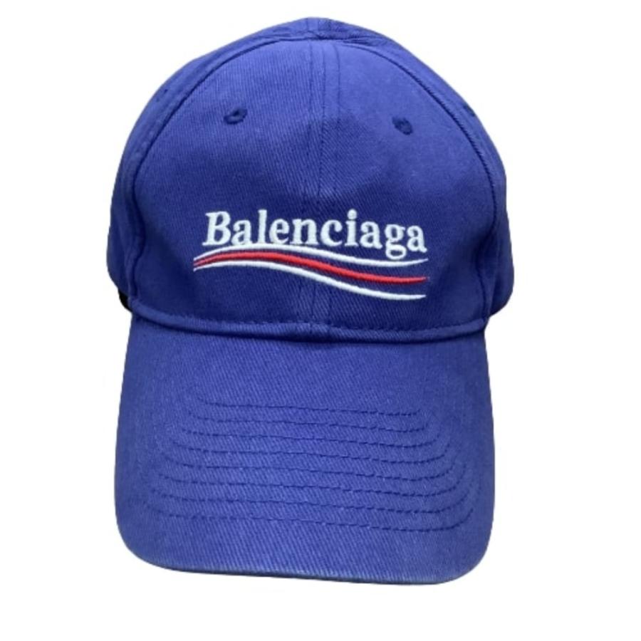 BALENCIAGA（バレンシアガ） ♪♪ 帽子 キャップ SIZE L59 ブルー やや