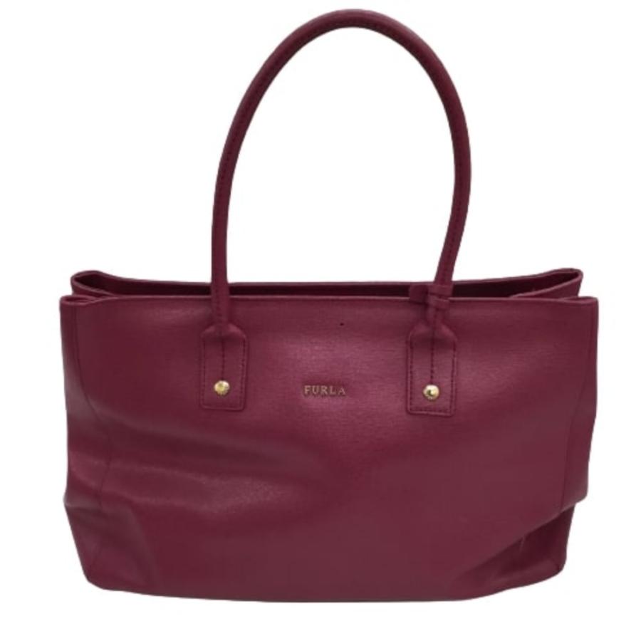 FURLA ♪♪ フルラ ハンドバッグ ショッキングピンク やや傷や汚れあり 