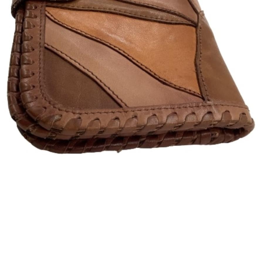 ♪♪ IBIZA イビサ 長財布 レザー ブラウン 傷や汚れあり : リサイクル