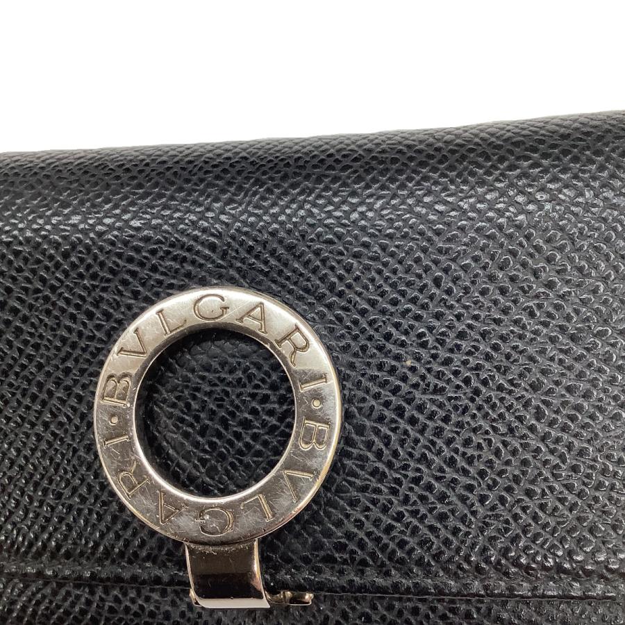BVLGARI（ブルガリ） 6連 キーケース レザー ブラック やや傷や汚れ