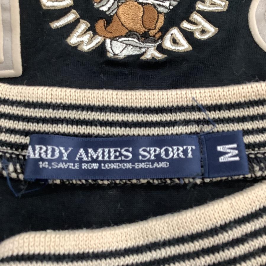 HARDY AMIES ハーディエイミス メンズ Tシャツ SIZE M ブラック やや傷