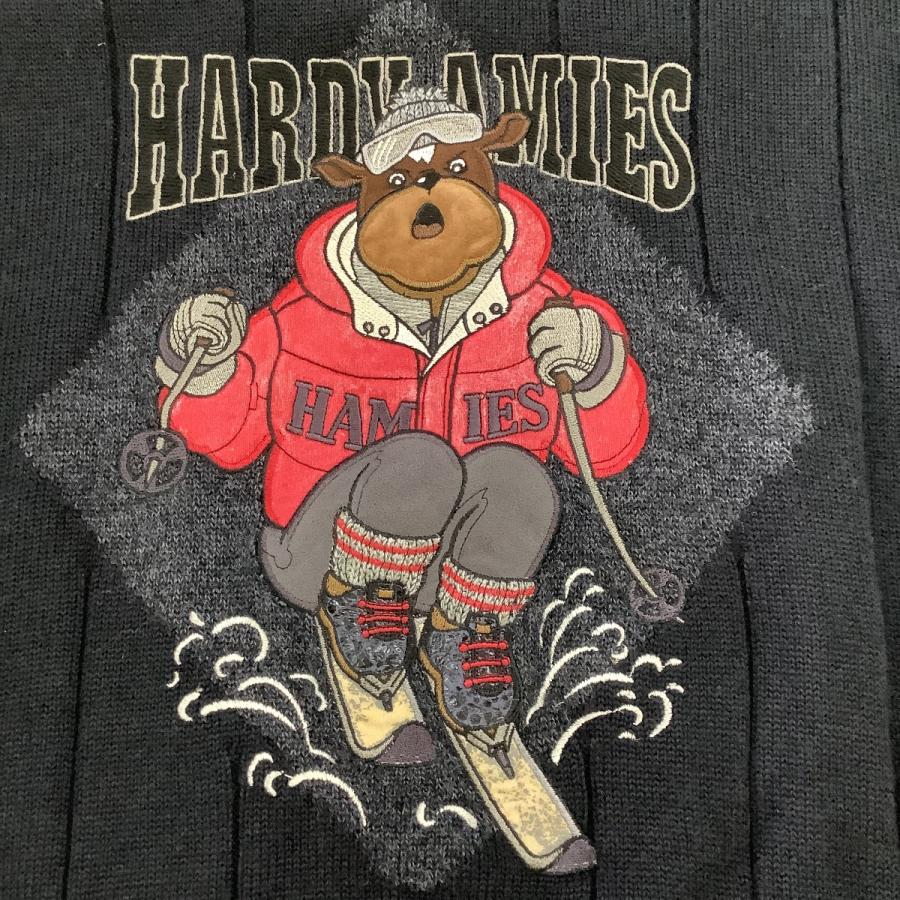 ♪♪ HARDY AMIES ハーディエイミス メンズ セーター SIZE M ブラック 