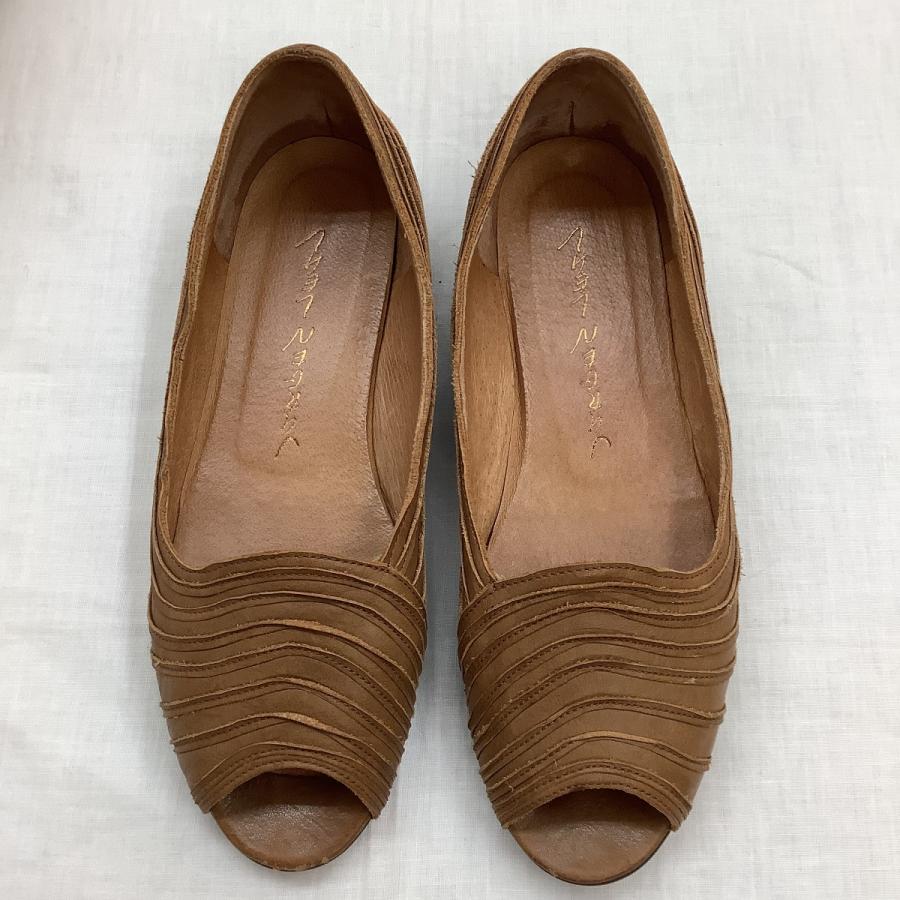 ヨーガンレール ストラップレザーパンプス ブラウン ヨーガン