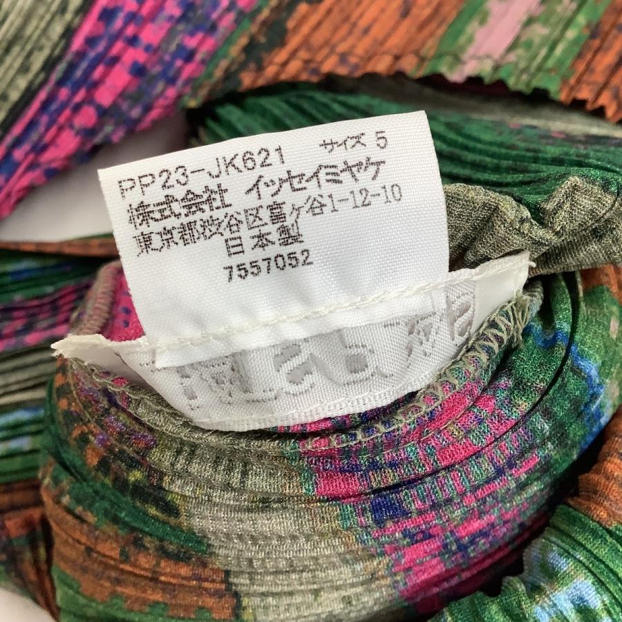 イッセイミヤケ パワーネットカットソー 総柄 Y2K エスニック レイブ ISSEY MIYAKE（イッセイミヤケ） ♪♪ PLATS PLEASE ノースリーブ