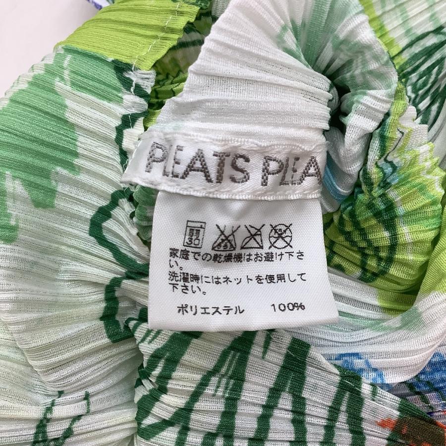 ☆希少☆ PLEATS PLEASE 国旗総柄7分袖シャツトップス3号