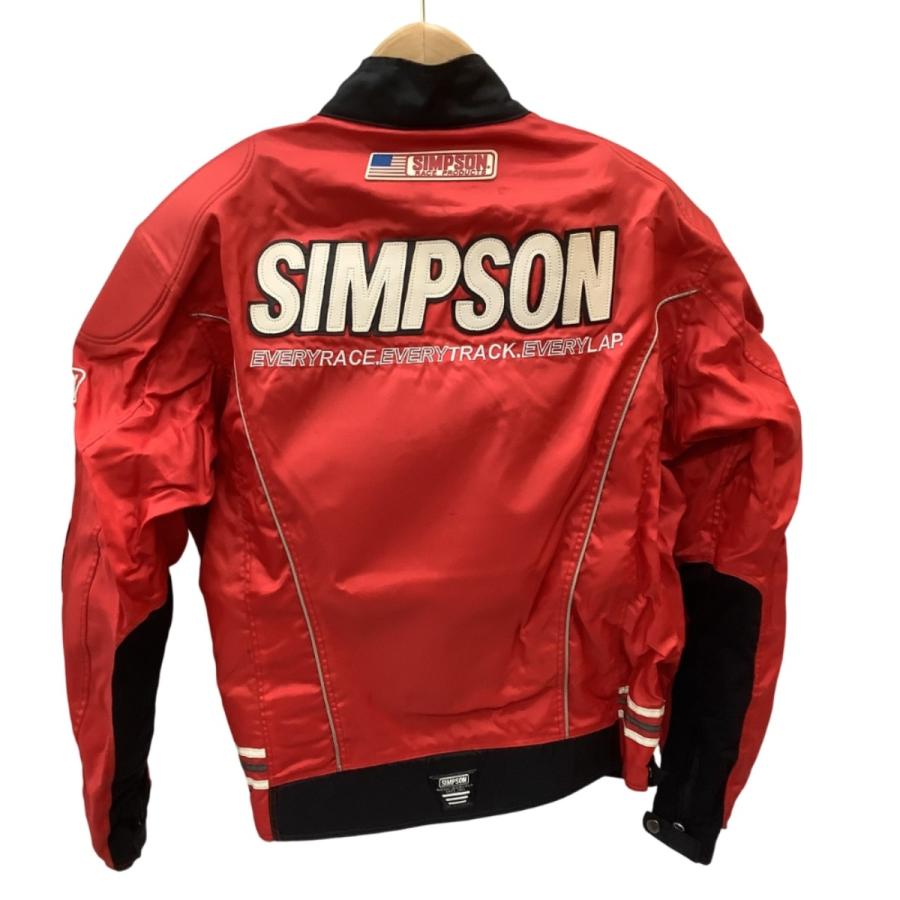 SIMSON ブラックジャケットとパンツ セット simpson シンプソン メンズ ライダース バイクウェア セットアップ
