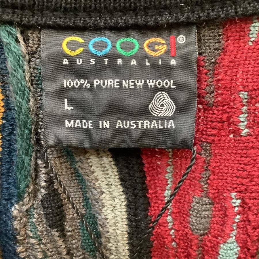 ♪♪ COOGI クージー 未使用 タグ付き メンズ 3Dニット カーディガン 