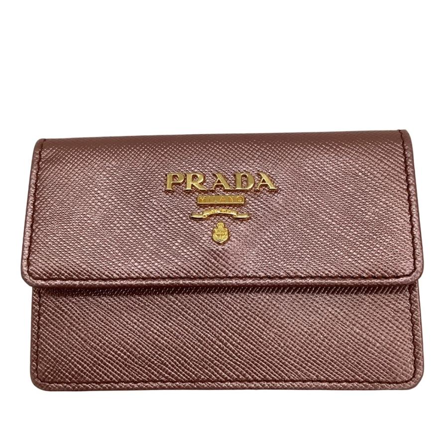 PRADA ♪♪ プラダ レディース 名刺入れ カードケース ピンク やや傷や 