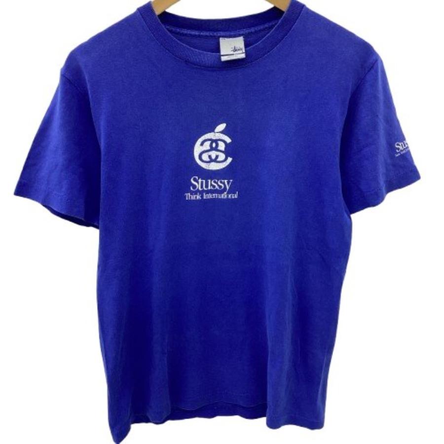 STUSSY（ステューシー） メンズ Tシャツ SIZE S 90-00s USA製 ブルー 