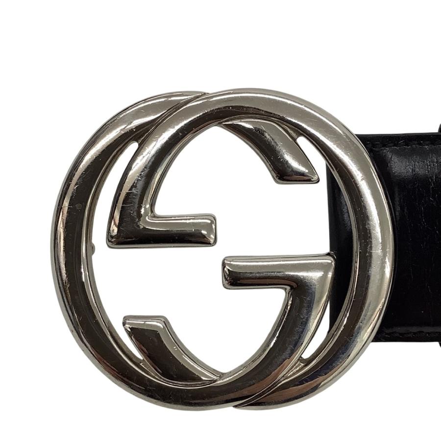 GUCCI（グッチ） ベルト GGバックル レザー 036・1046・0979 ブラック