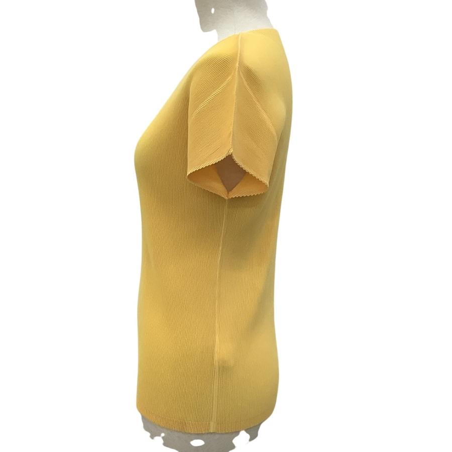 ISSEY MIYAKE イッセイミヤケ PLEATS PLEASE カットソー SIZE 3 PP61FK382 イエロー ISSEY MIYAKE（イッセイミヤケ） PLEATS PLEASE カットソー SIZE 3