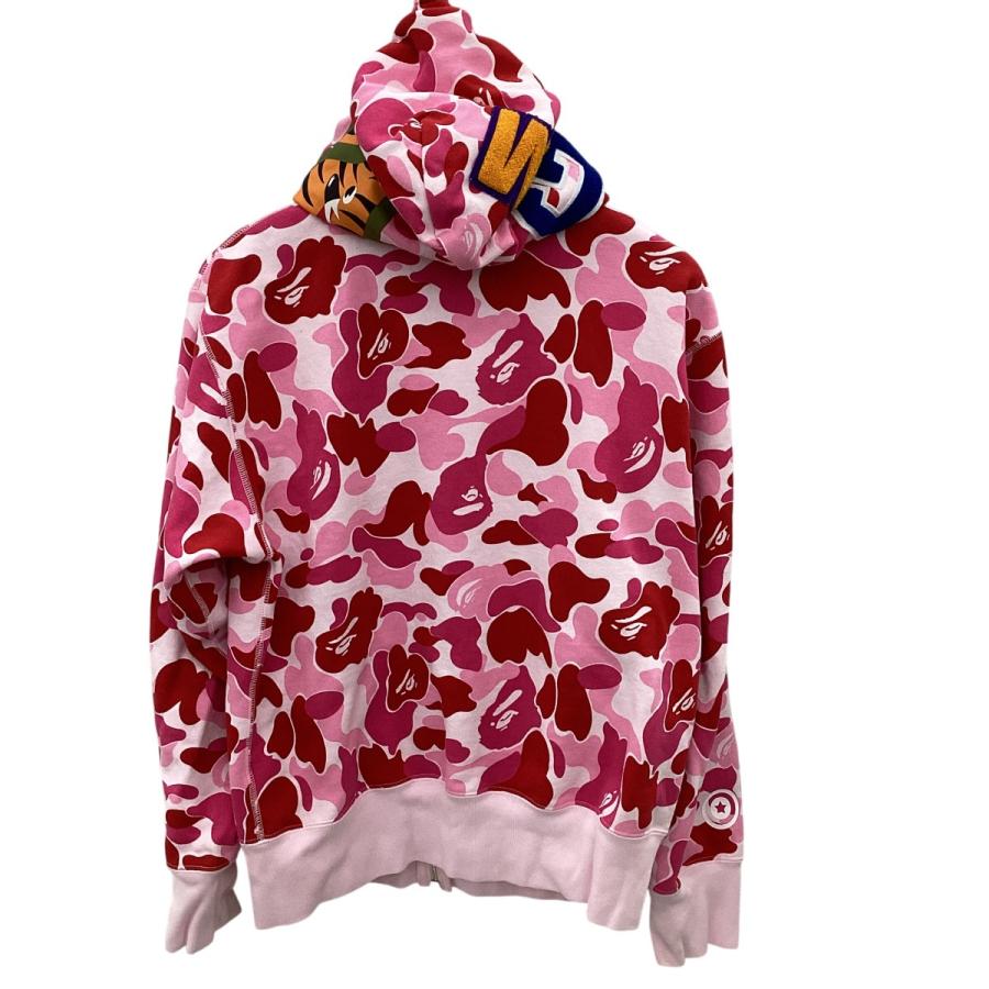 A BATHING APE アベイシングエイプ カモフラージュ柄 シャークパーカー