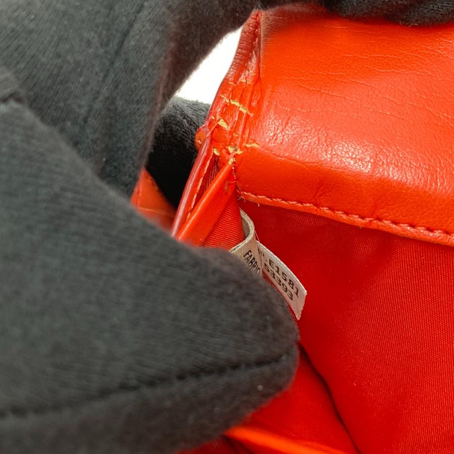 □□COACH コーチ ウォレットエンボスド クロコ レザー 53393 オレンジ COACH（コーチ） □□ ウォレットエンボスド クロコ レザー 53393
