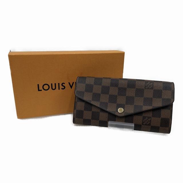 LOUIS VUITTON □□ ルイヴィトン ポルトフォイユ・サラ イニシャル有  