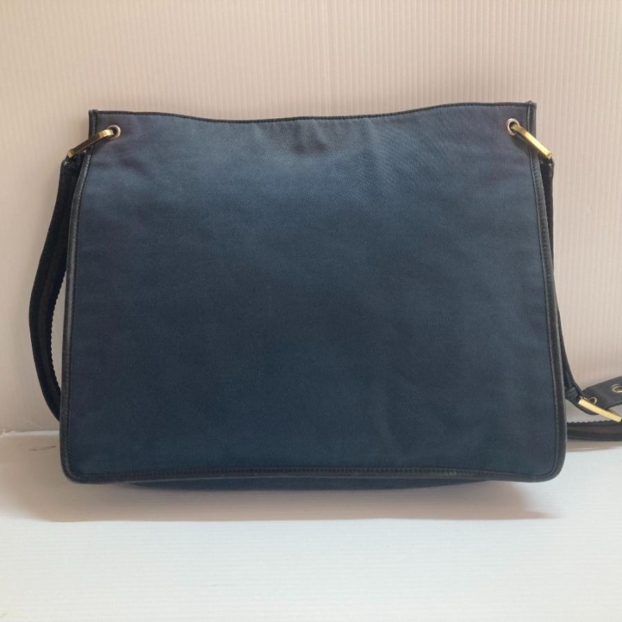 GUCCI（グッチ） □□ キャンバス ショルダーバッグ R90656 ネイビー