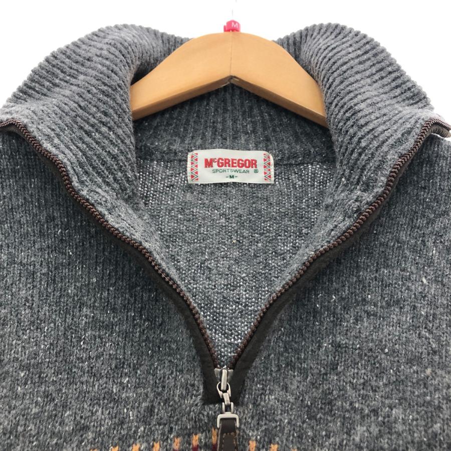 □□ McGREGOR マクレガー ハーフジップセーター ニット Mサイズ MM63
