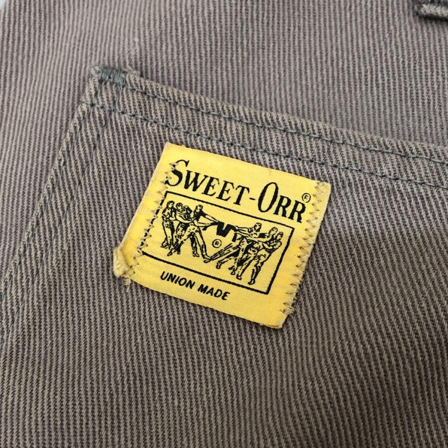 □□ 60s SWEET ORR パンツ チノパン 古着 グレー 傷や汚れあり