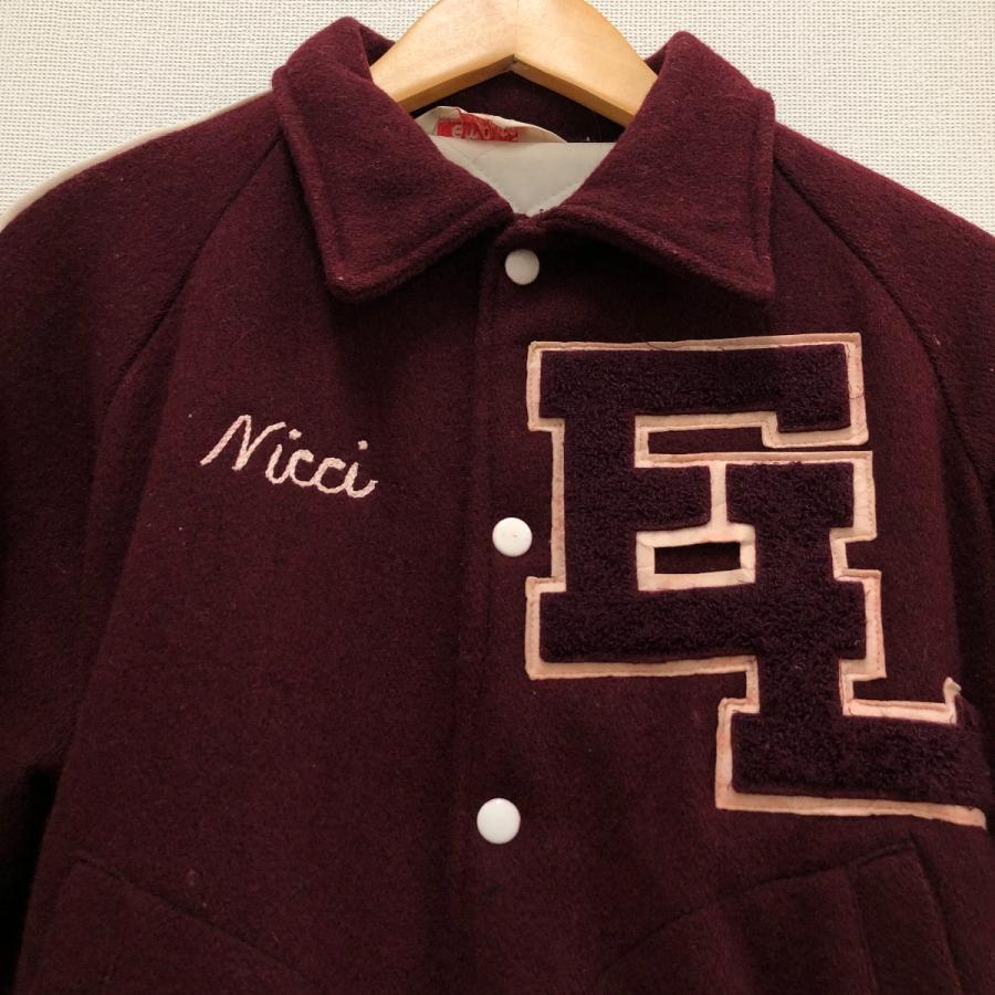 □□ 80s empire メンズ衣料 ジャケット スタジャン SIZE M ワイン
