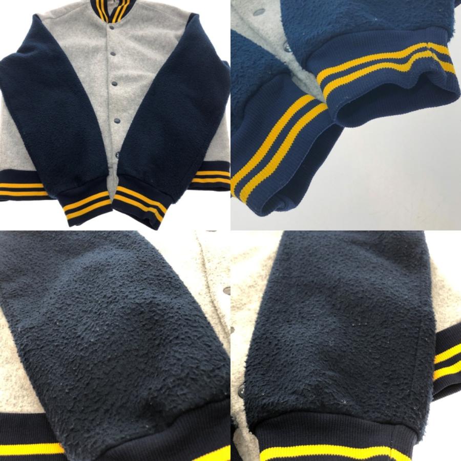 □□ PYRAMID スタジャン ジャケット Mサイズ RN 14265 グレー系 傷や