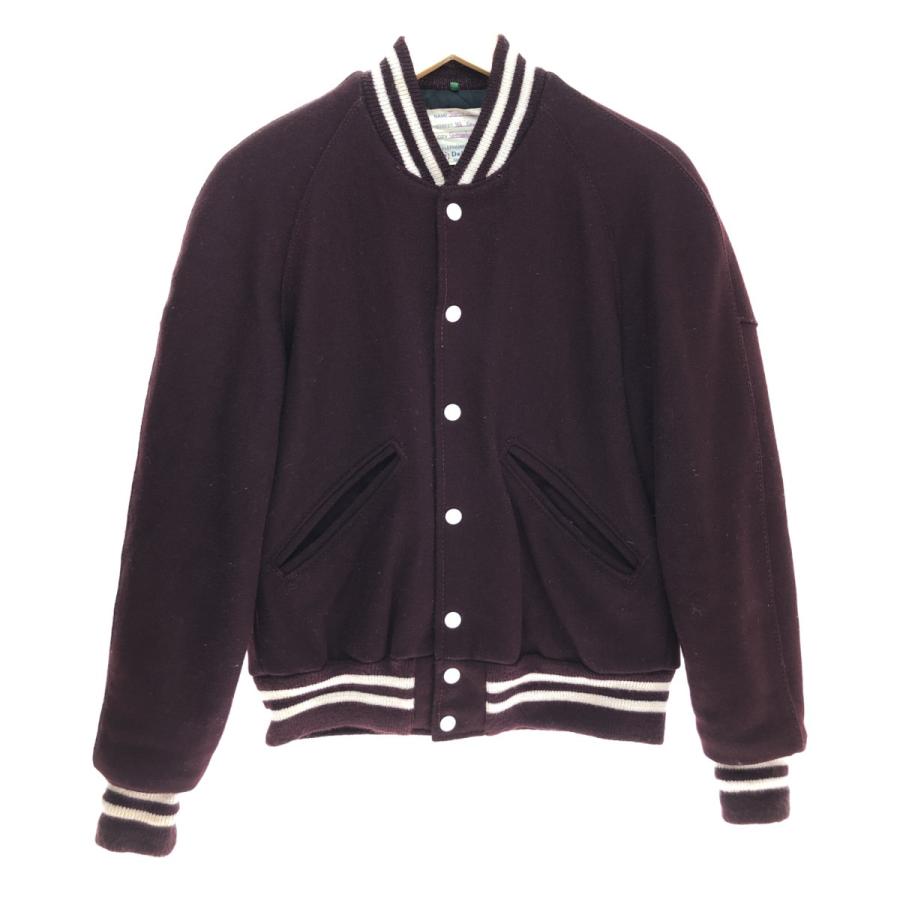□□70~80s De LONG スタジャン サイズ34 ワインレッド