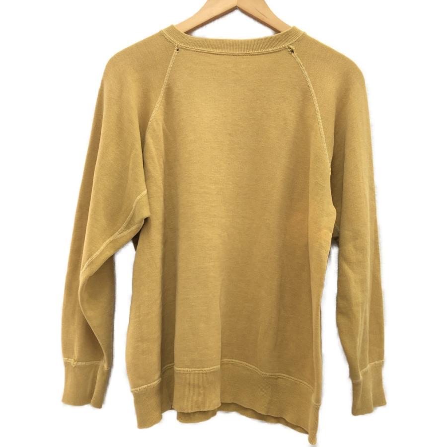 □□ 60s メンズ衣料 スウェット ラグランスウェット マスタード SIZE