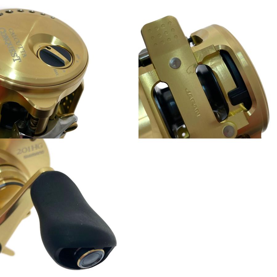 □□ SHIMANO シマノ 21 カルカッタコンクエスト 201HG 左巻き 04239